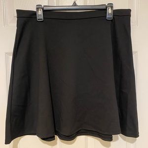 BNWT-Black A Line Skirt (above the knee).